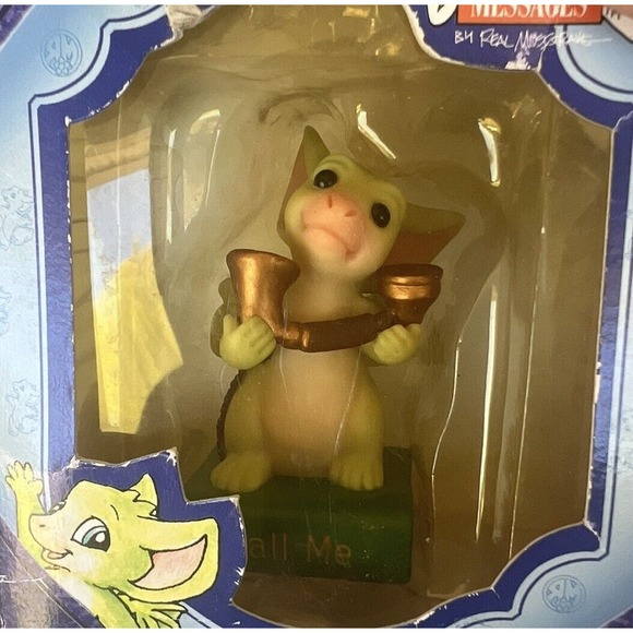 Vintage Pocket Dragon Messages Call Me Holding Telephone 2000 Real Musgrave‎ NIB - Picture 2 of 10